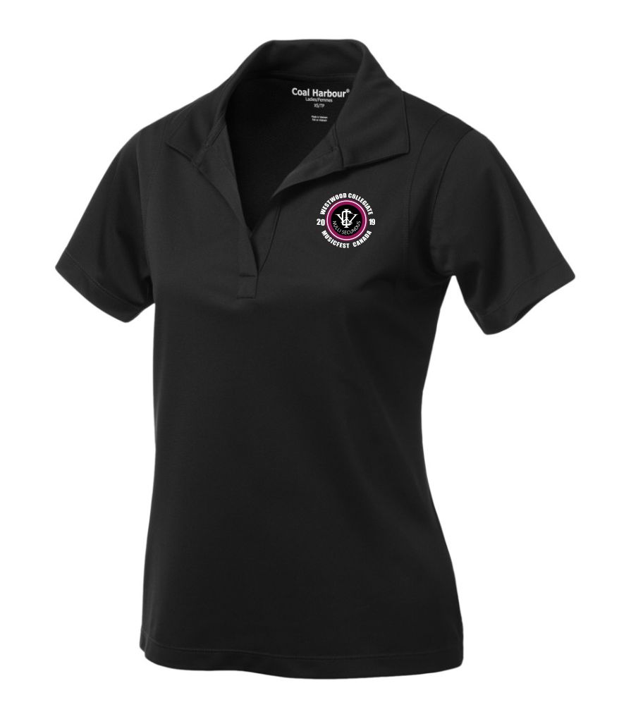 #05- Ladies’ Golf Shirt- printed or embroidered logo – Westwood Collegiate